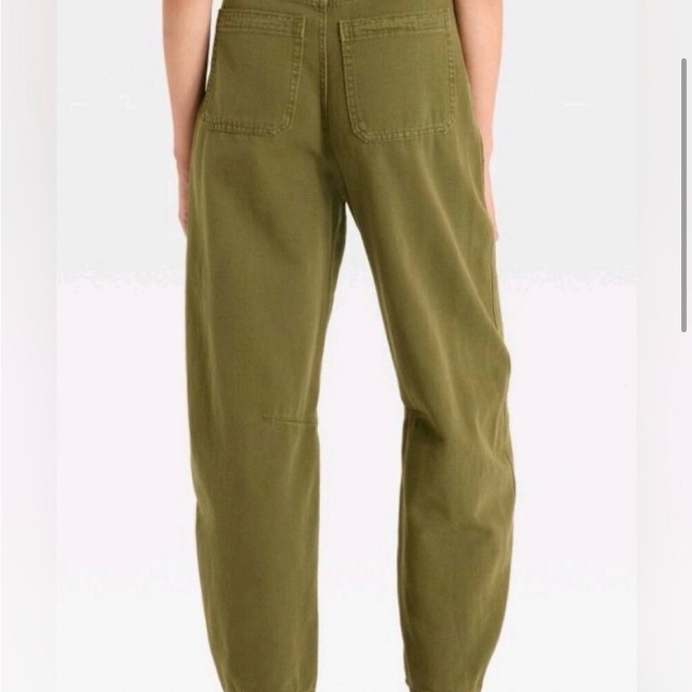 Universal Thread Olive Wide-Leg Utility Pants - Picture 3 of 5